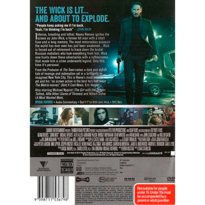 John Wick  DVD