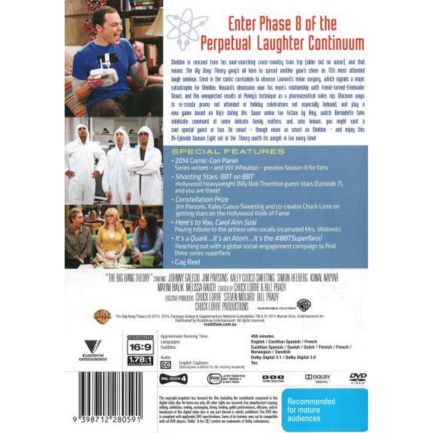 The Big Bang Theory: Season 8 DVD