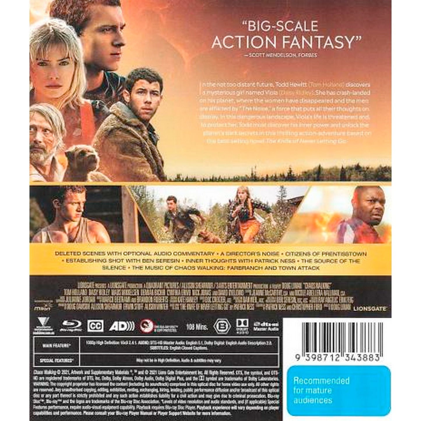 Chaos Walking Blu-Ray