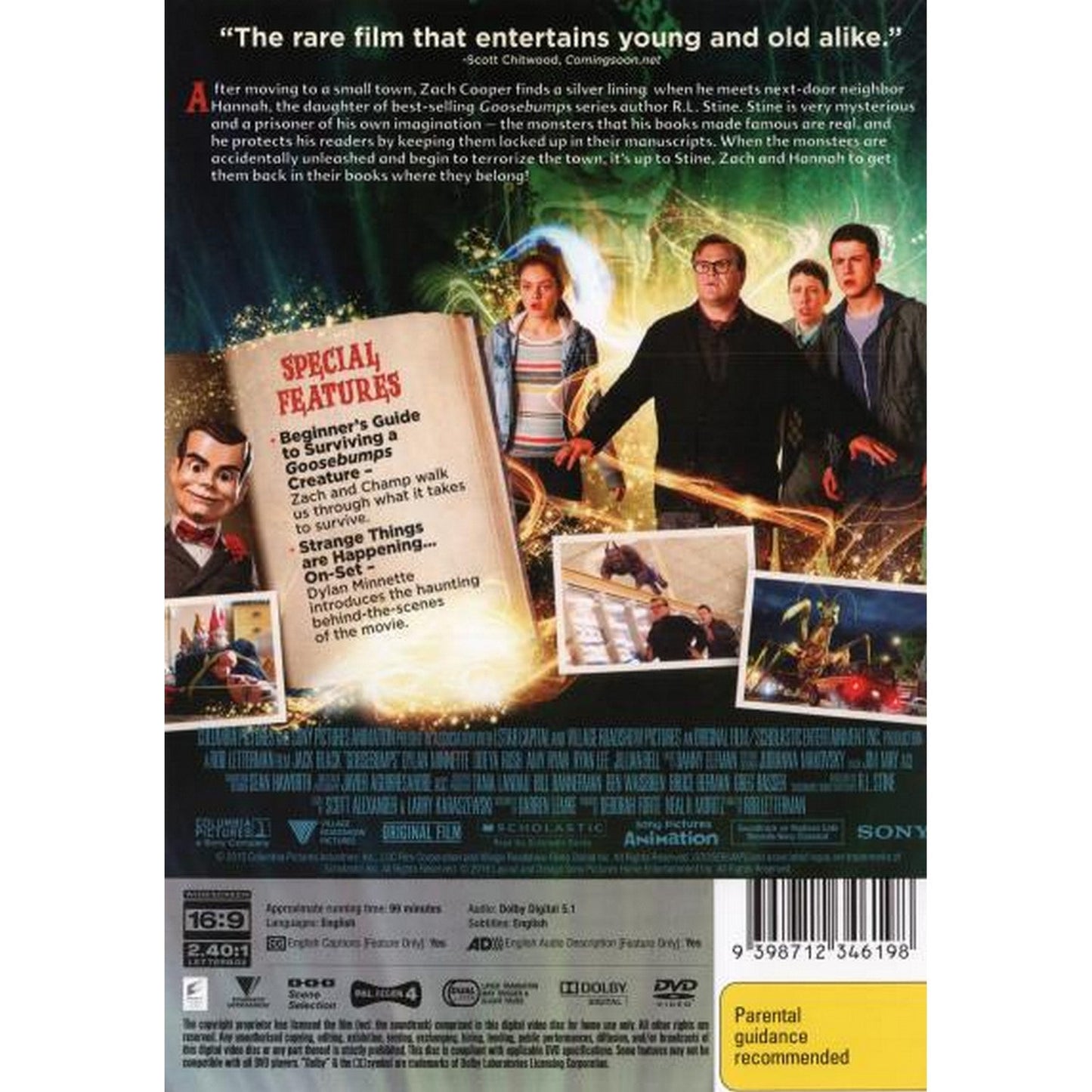 Goosebumps (2015) DVD