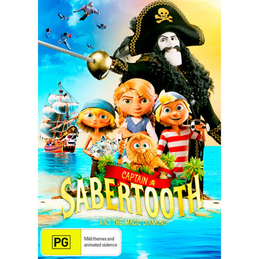 Captain Sabertooth and the Magic Diamond DVD