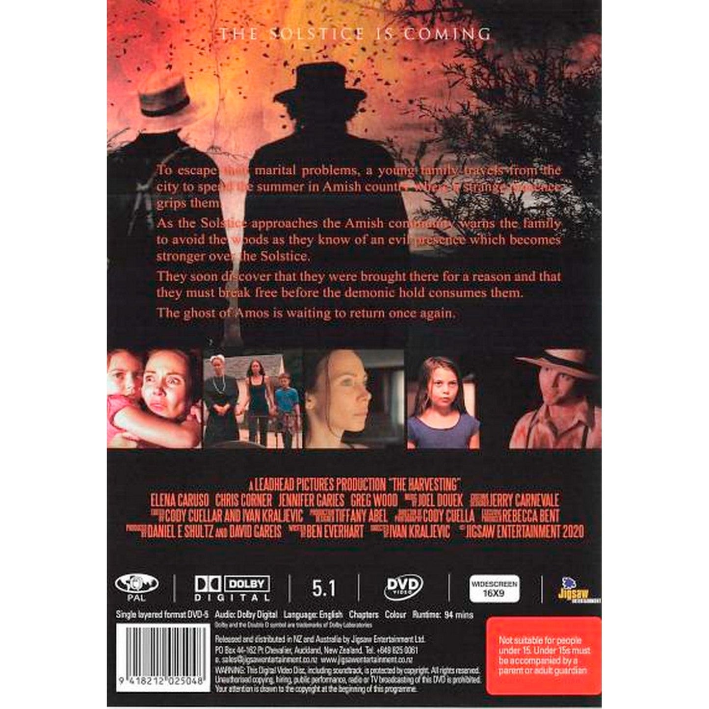 The Harvesting DVD