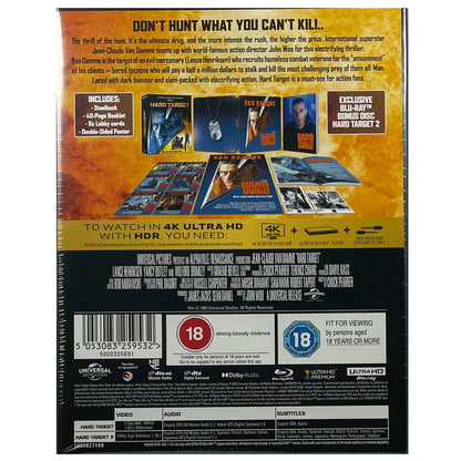 Hard Target 4K Steelbook - Collector's Edition