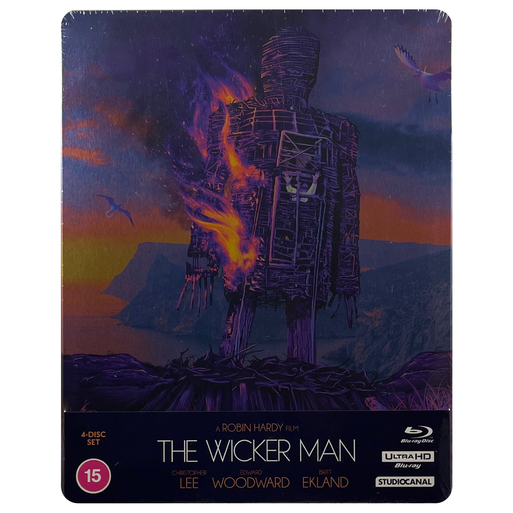 The Wicker Man 50th Anniversary 4K Steelbook - 4 Disc Set – Metal Movies