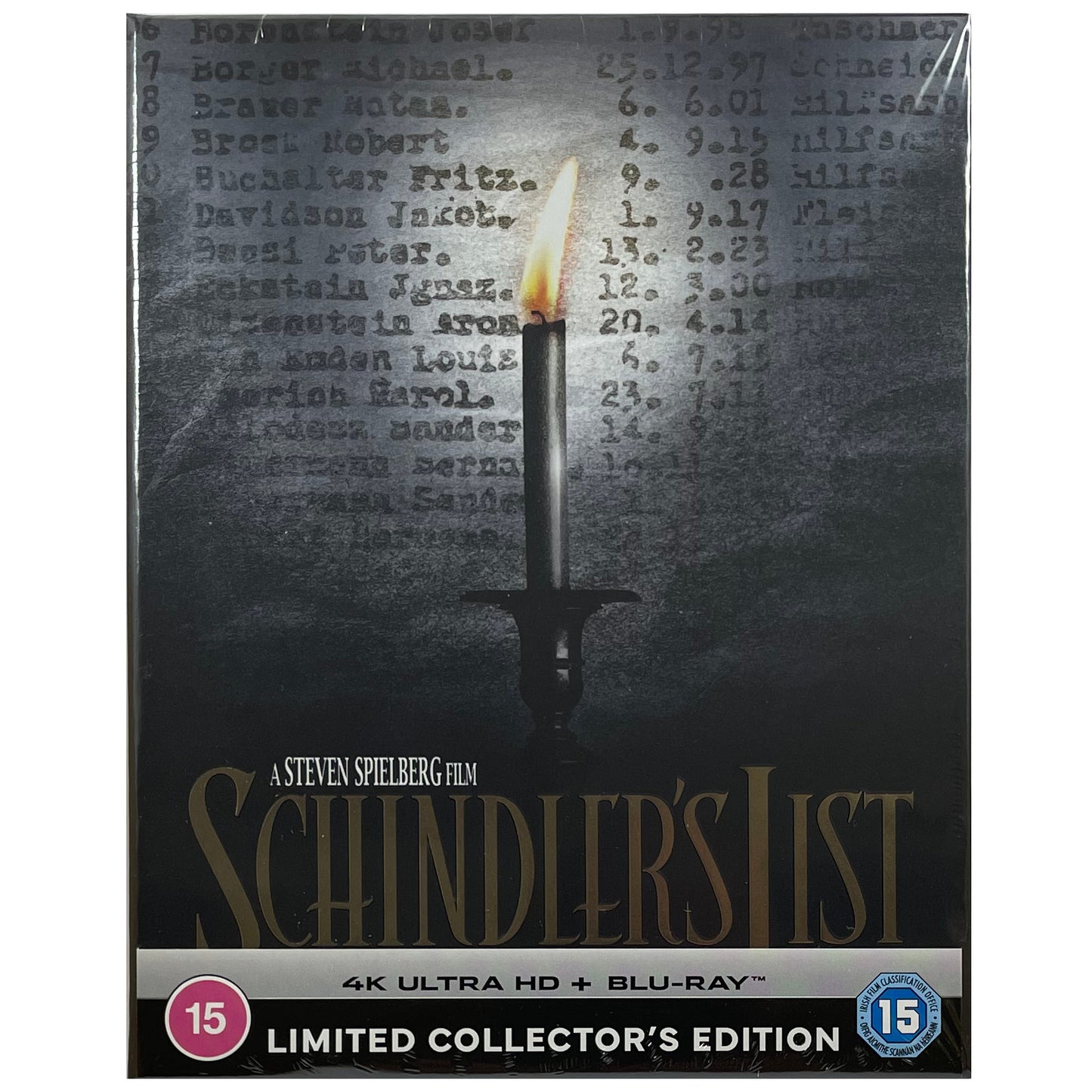 Schindler's List 4K Steelbook - 30th Anniversary Collector's Edition