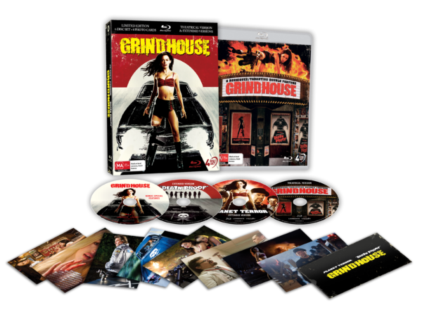 GRINDHOUSE: Planet Terror / Death Proof Blu-Ray - Limited Edition 3D Lenticular Hardcase