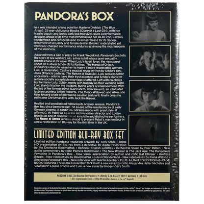 Pandora's Box Blu-Ray - Limited Edition Box Set (Masters of Cinema #280)