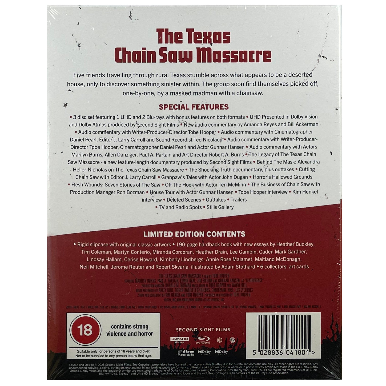 The Texas Chainsaw Massacre 4K Ultra HD Blu-Ray - Limited Edition ...