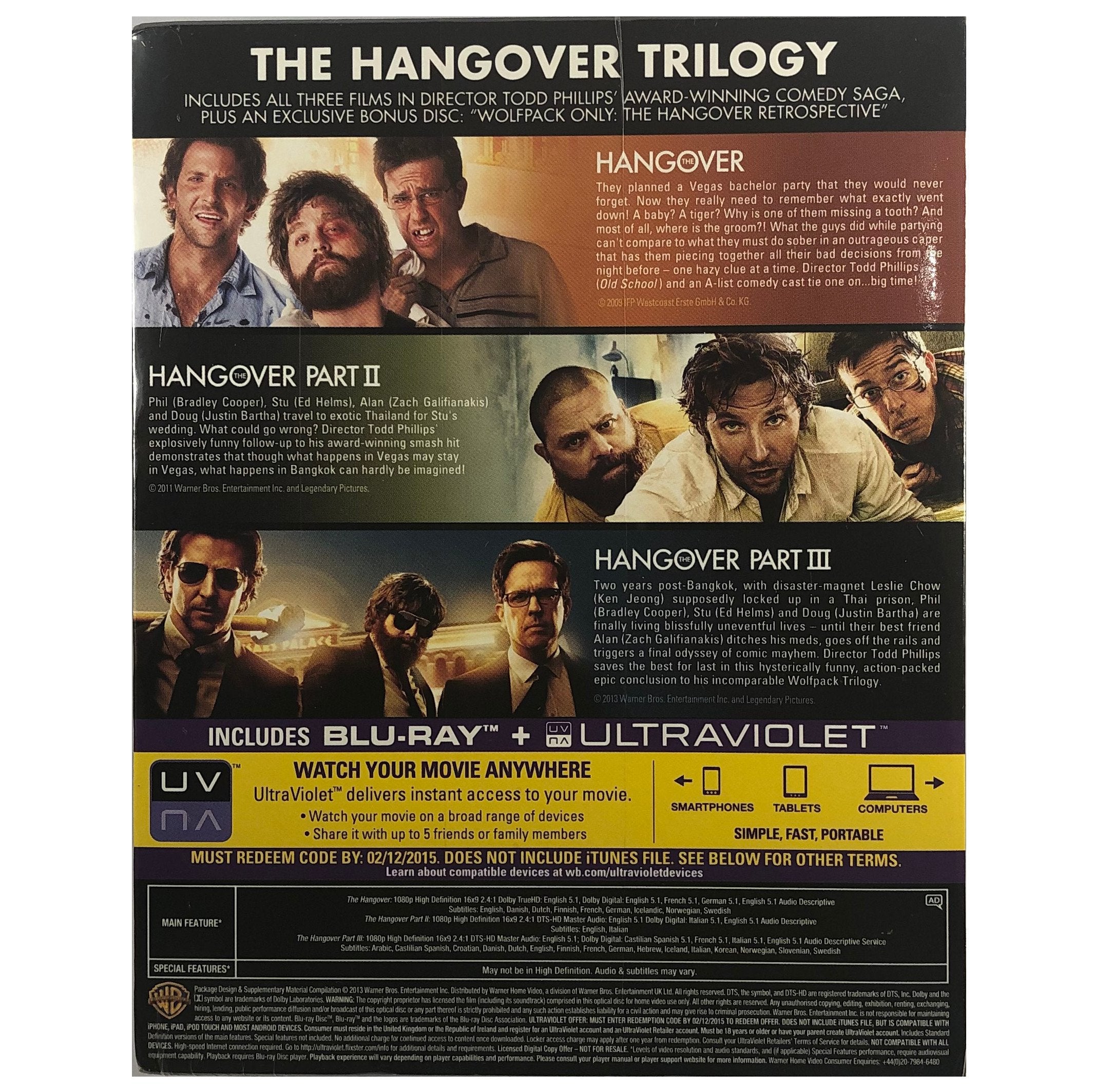 The Hangover Trilogy Blu-Ray Box Set – Metal Movies