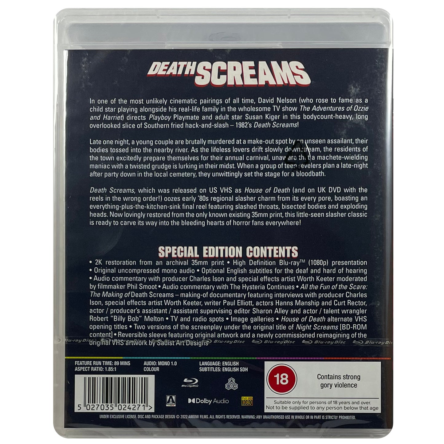 Death Screams Blu-Ray