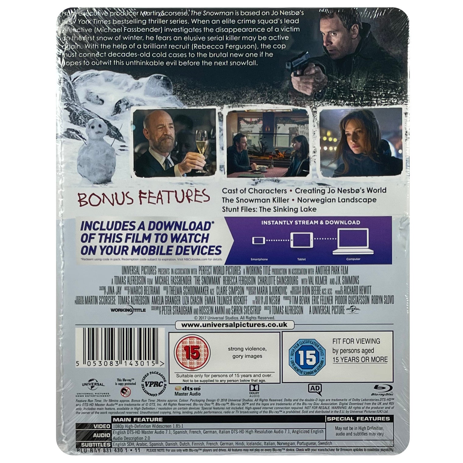 The Snowman Blu-Ray Steelbook – Metal Movies