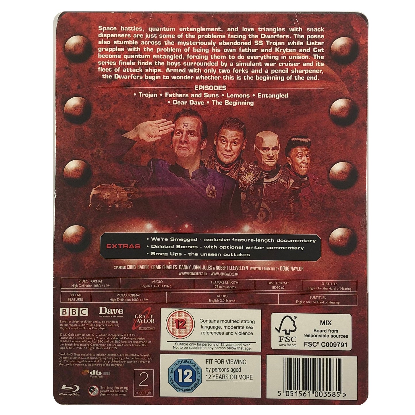 Red Dwarf X Blu-Ray Steelbook