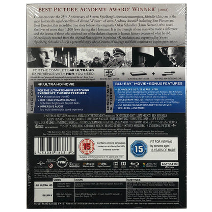 Schindler's List 25th Anniversary 4K 3-Disc Box Set