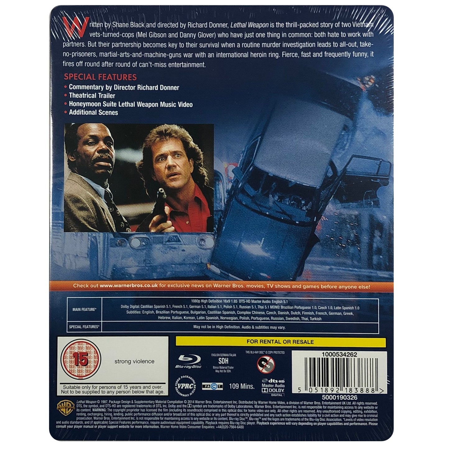 Lethal Weapon Blu-Ray Steelbook