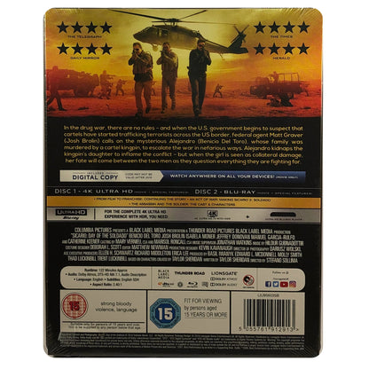 Sicario 2: Soldano 4K Steelbook