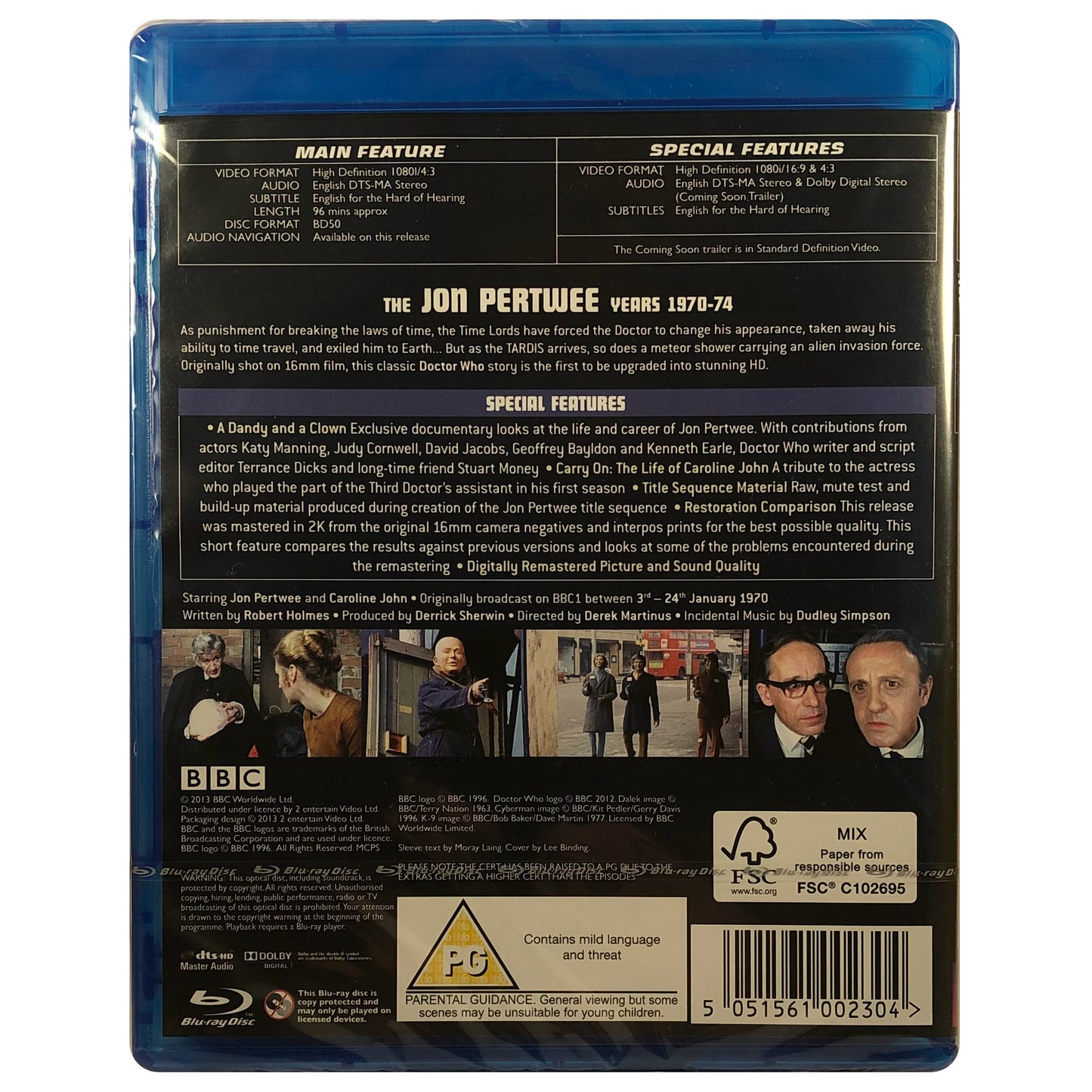 Doctor Who: Spearhead From Space Blu-Ray