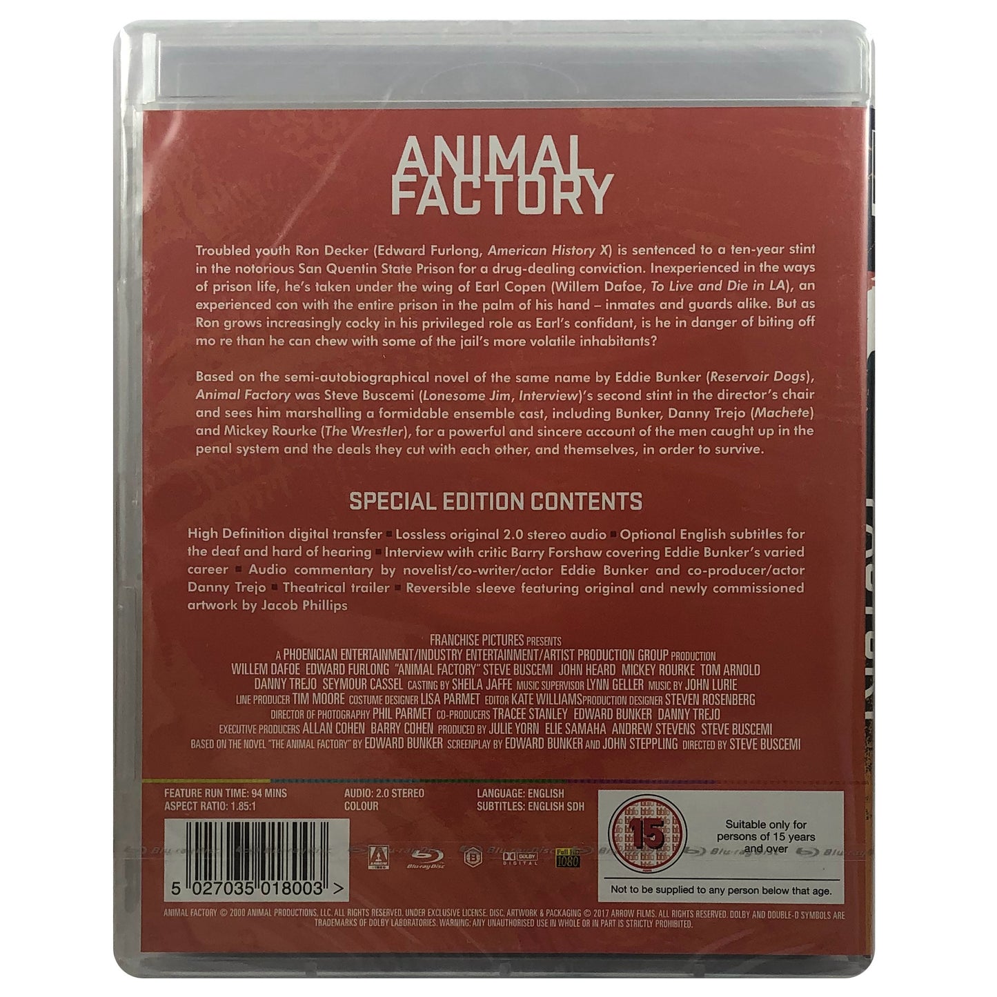 Animal Factory Blu-Ray