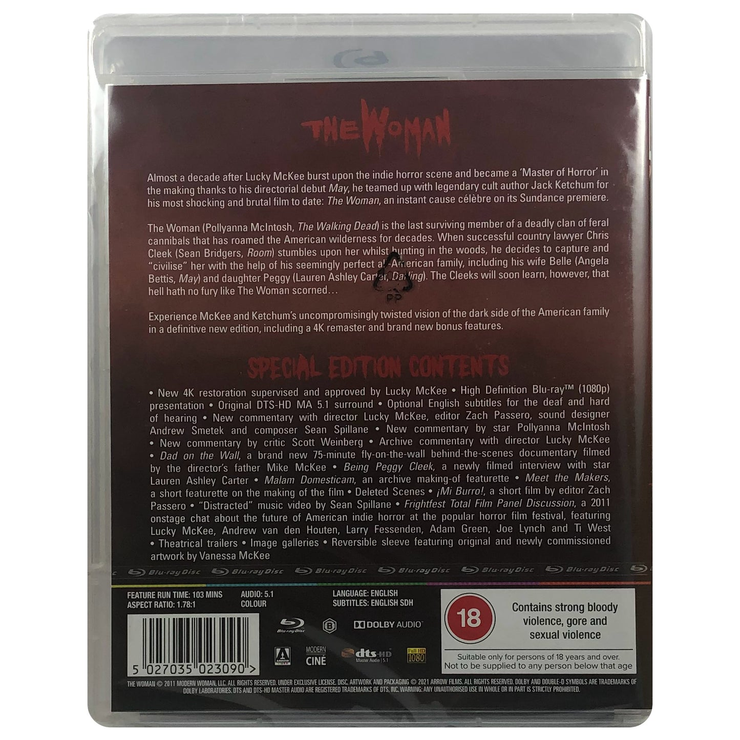 The Woman Blu-Ray