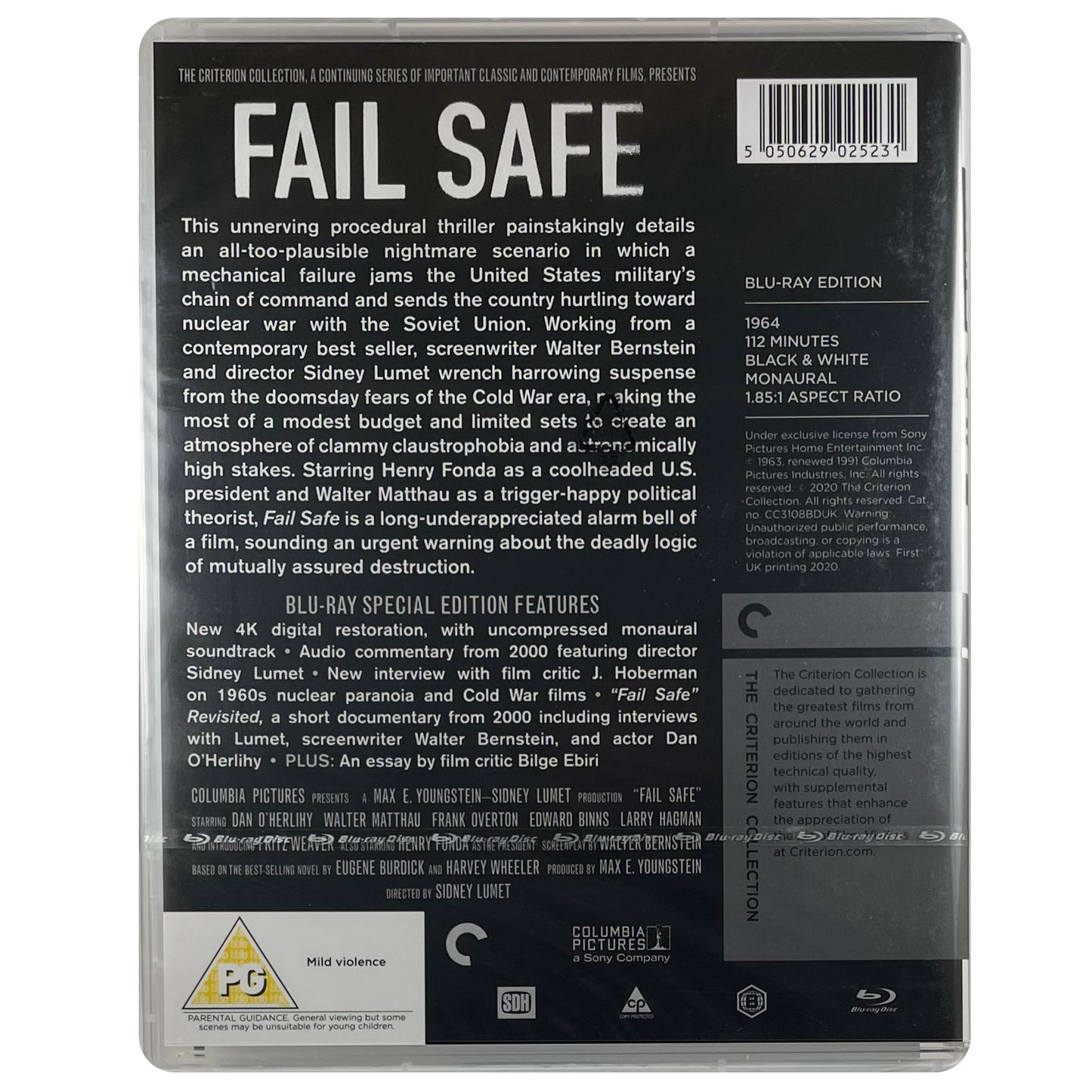 Fail Safe (Criterion Collection) Blu-Ray