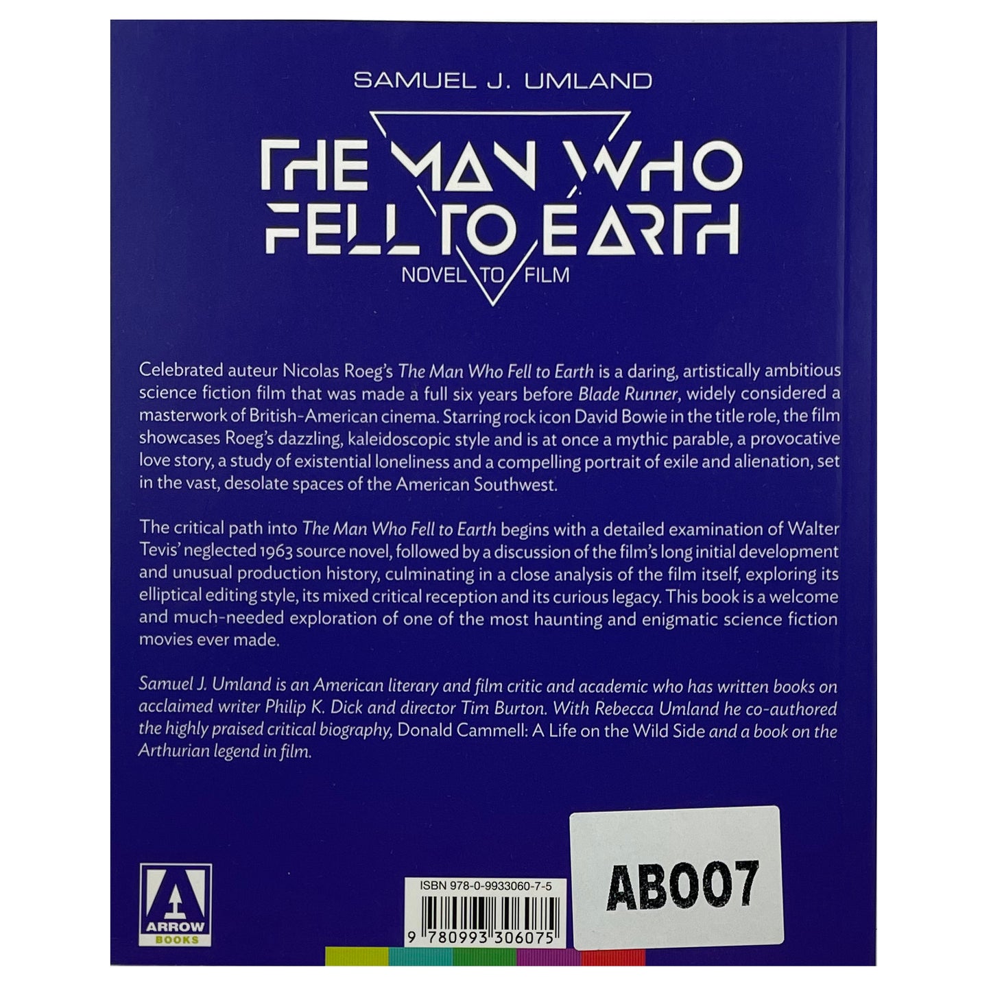 The Man Who Fell To Earth: Novel to Film (Arrow Books)