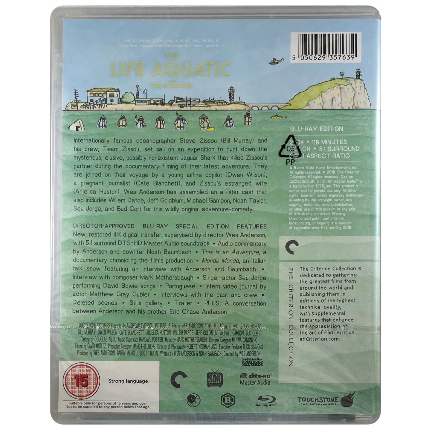 The Life Aquatic with Steve Zissou (Criterion Collection) Blu-Ray