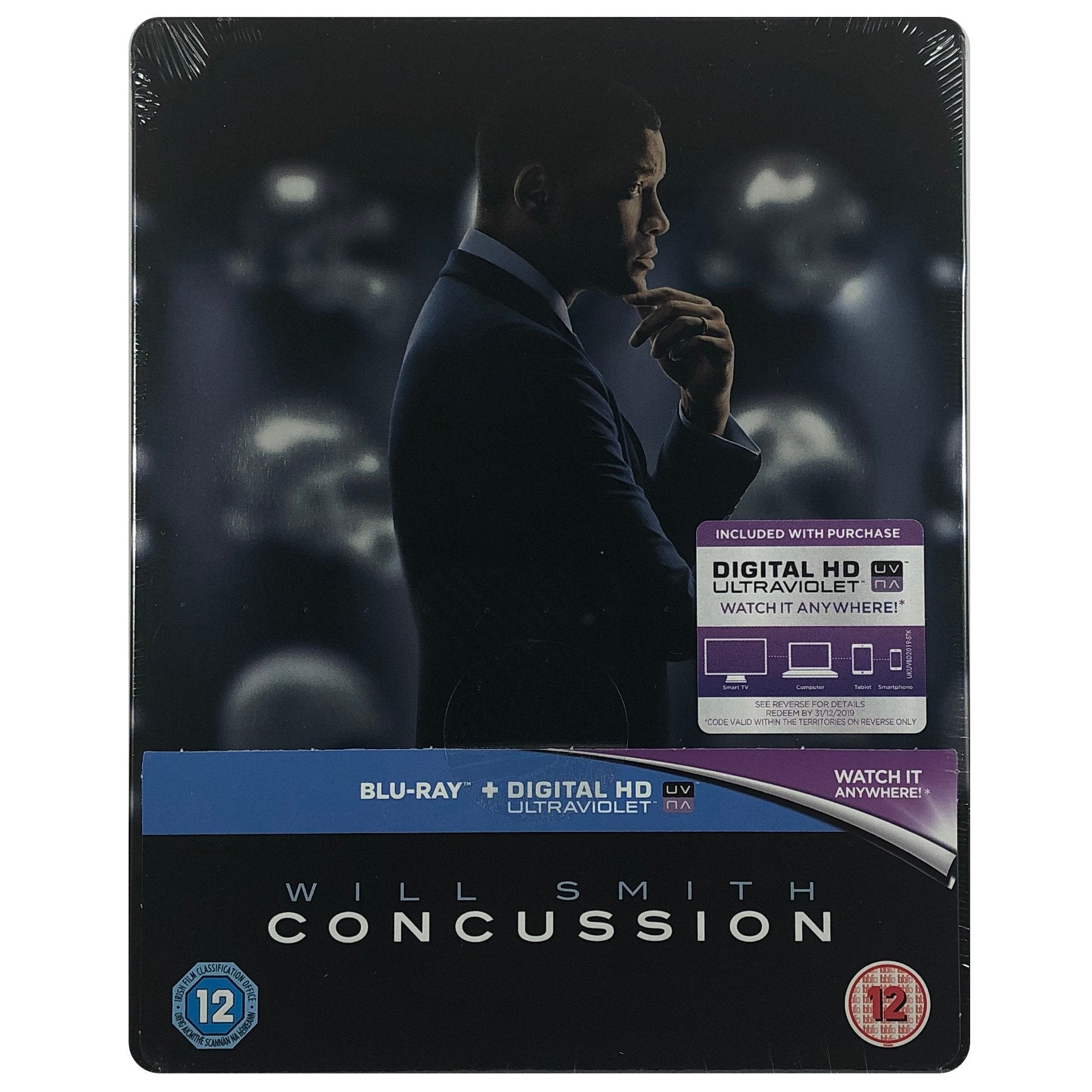 Concussion Blu Ray Steelbook Metal Movies