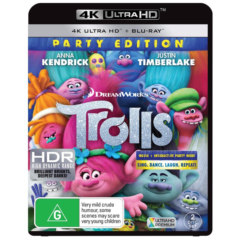 Trolls 4K UltraHD + Blu-Ray